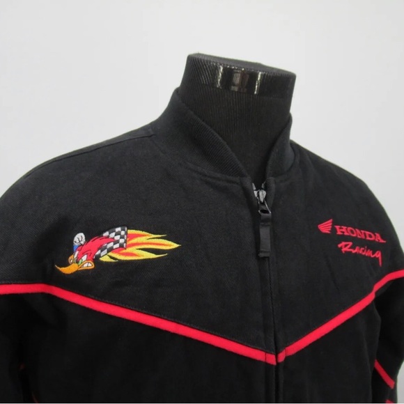 Vintage Honda Men's Racing Bomber Jacket - Picture 3 of 9